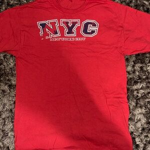 Red NYC Graphic T-Shirt